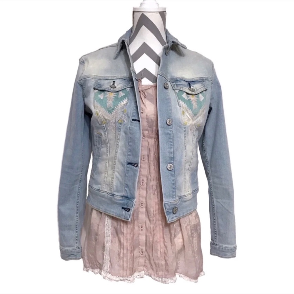 LuLaRoe-Harvey Light wash Blue Jean Jacket-Sz XS
